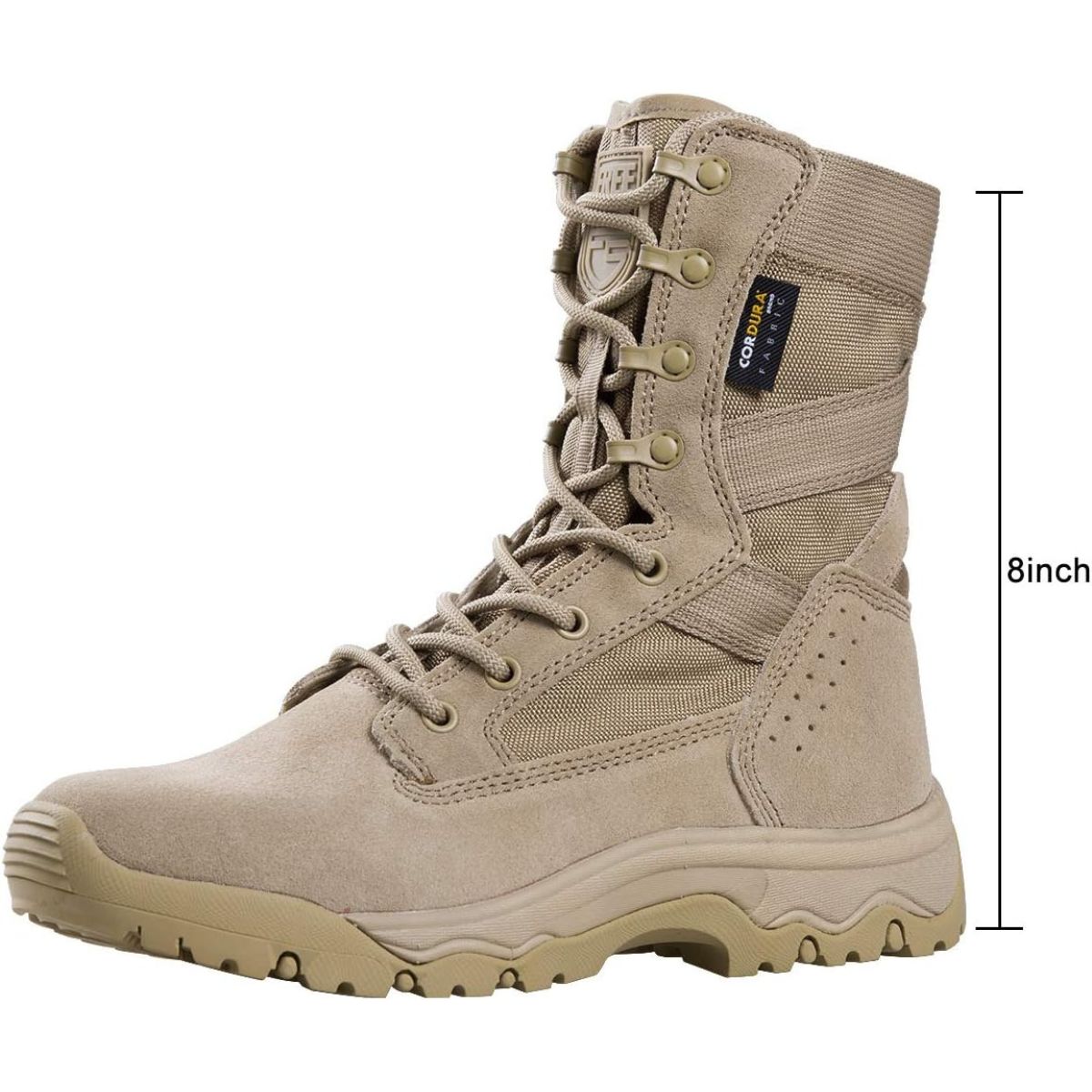 Men s Lightweight Free Soldier Tactical Combat Boots Durable