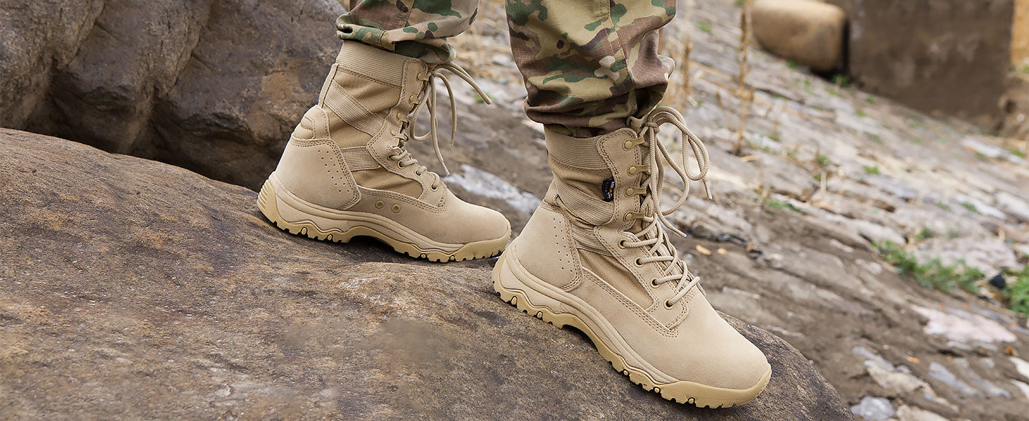 Military store work boots