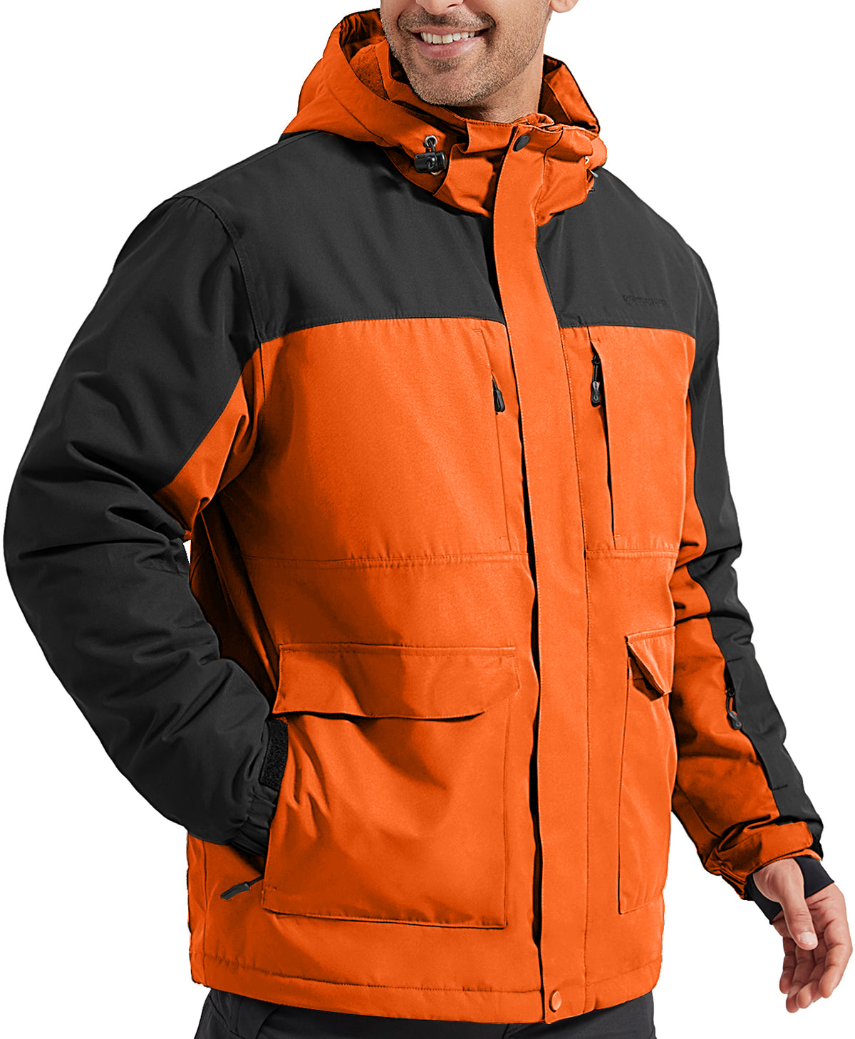 TRACK Men's Warm Waterproof Snow Ski Jacket