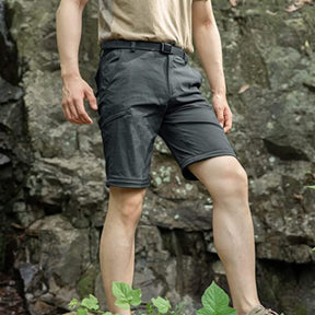 Men's Outdoor Convertible Hiking Pants with Belt