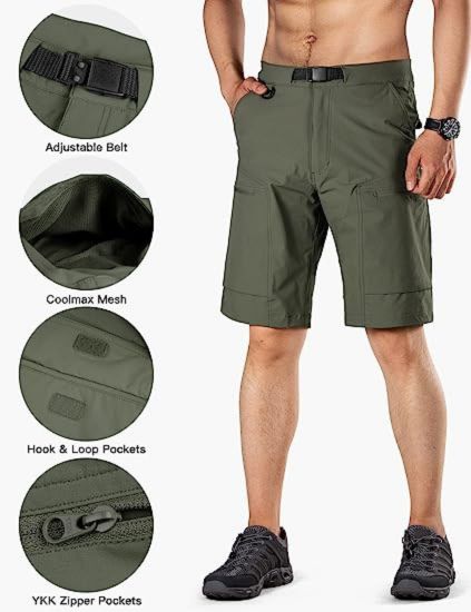  Mens Shorts Men's Hiking Cargo Shorts Quick Dry Golf Outdoor  Work Tactical Shorts with Multi Pocket for Fishing Travel c32Y : Sports &  Outdoors