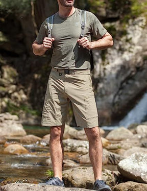 Men's Quick Dry Cargo Shorts with Belt