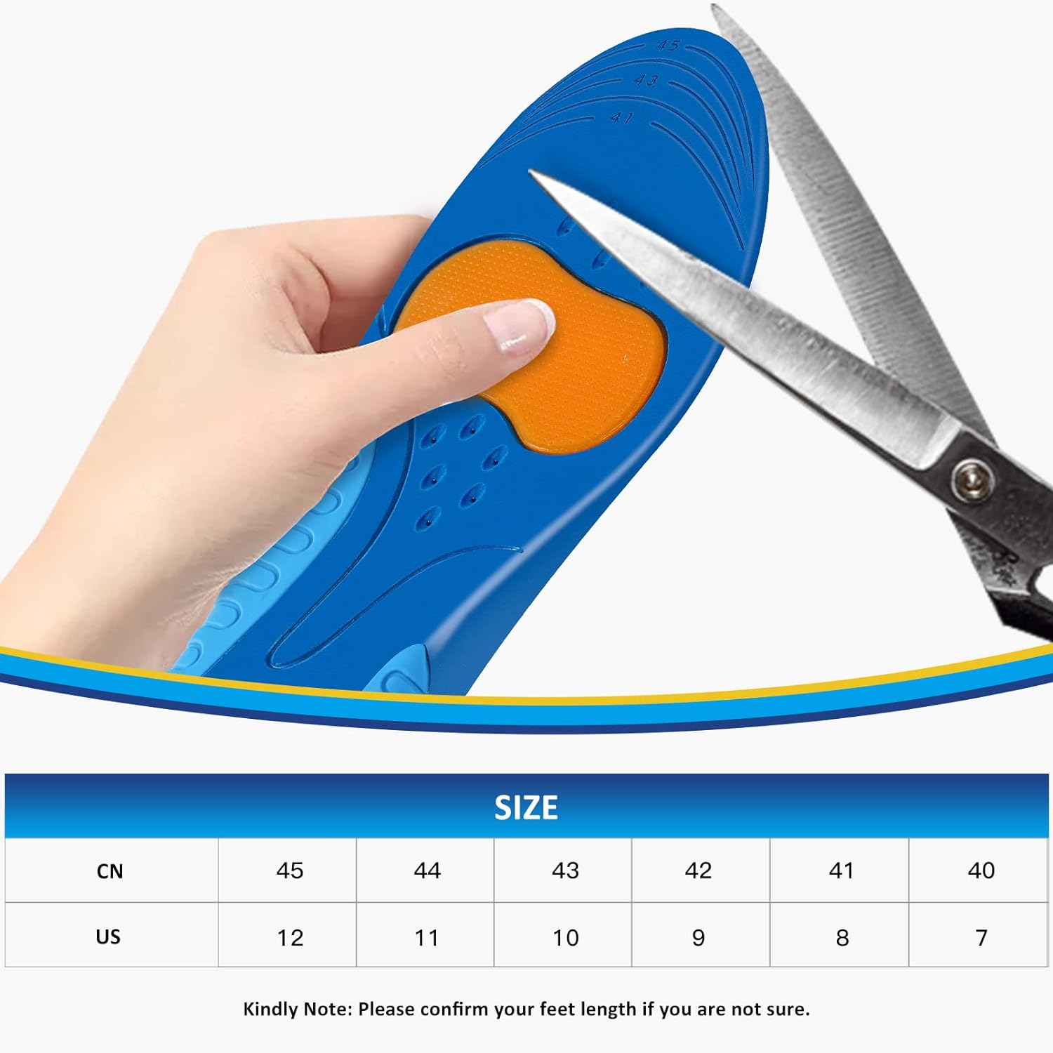 Arch Support Insoles for Men - FreeSoldier