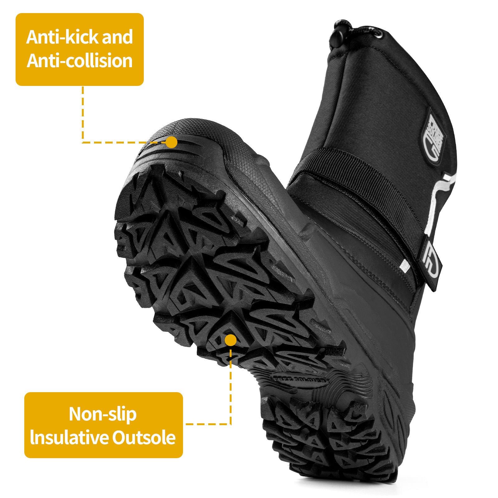 Men's Snow Boots with Removable Lining