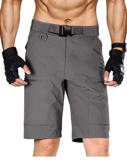 Men's Quick Dry Cargo Shorts with Belt | FreeSoldier