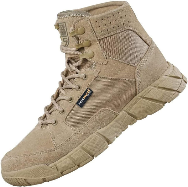 FREESOLDIER Men's Lightweight Waterproof Tactical Boots | Hiking and ...