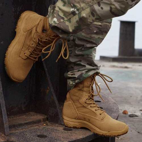 Men's Lightweight Free Soldier Tactical Combat Boots | Durable Military ...