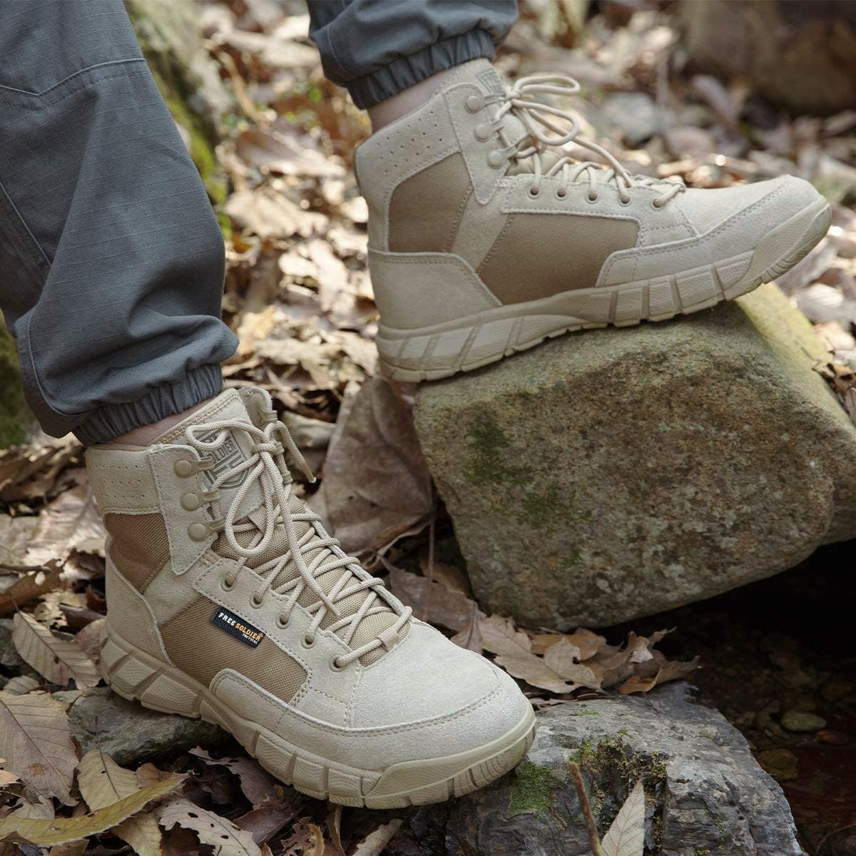 6-Inch Lightweight  Thin Military Work Boots