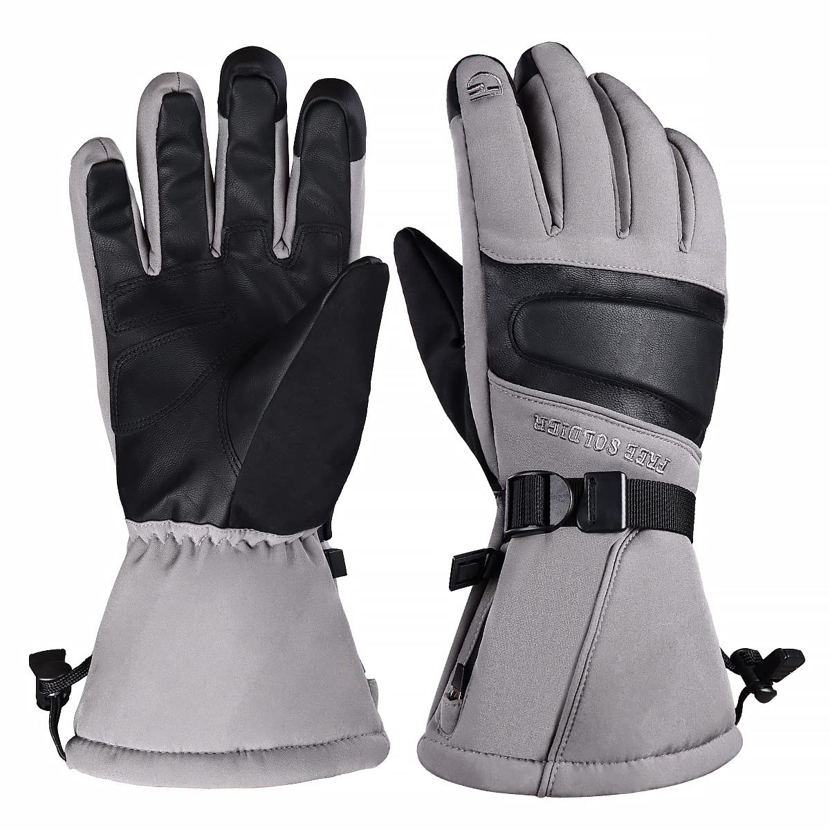 FreeSoldier Men's Fingerless Motorcycle Gloves | Breathable & Anti
