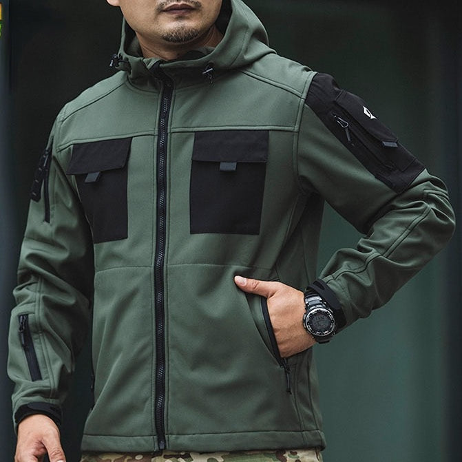 CS010918001 Waterproof Military Tactical Softshell Jacket Camouflage :  : Clothing, Shoes & Accessories