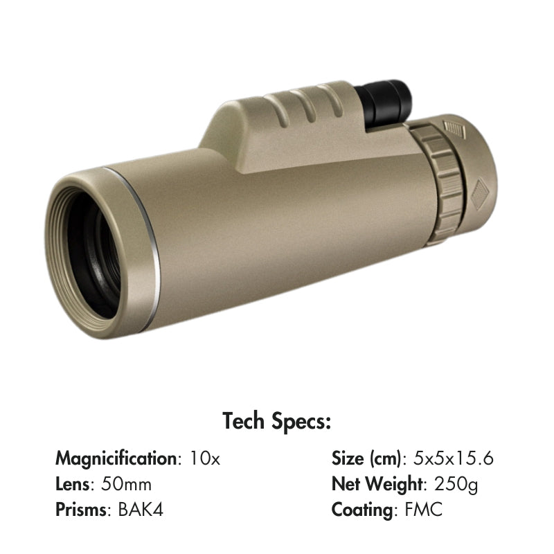 PEREGRINE Military Tactical Monocular 10x50