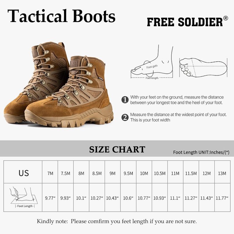 PHANTOM 6" Militärische Taktische Stiefel für Herren
