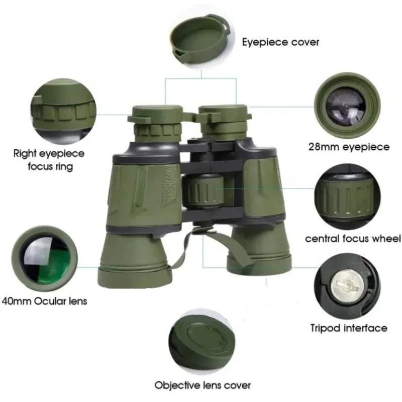 SEEKER High-Power Birding Binoculars 8x40