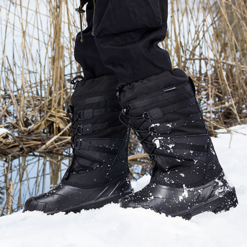 SNOWLEOPARD Men's Waterproof Snow Anti-slip Boots