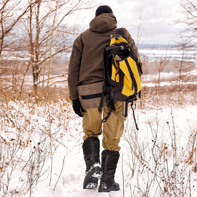 SNOWLEOPARD Men's Waterproof Snow Anti-slip Boots