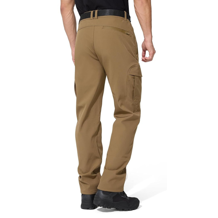 Sharkskin Windproof Softshell Fleece Lined Cargo Pants