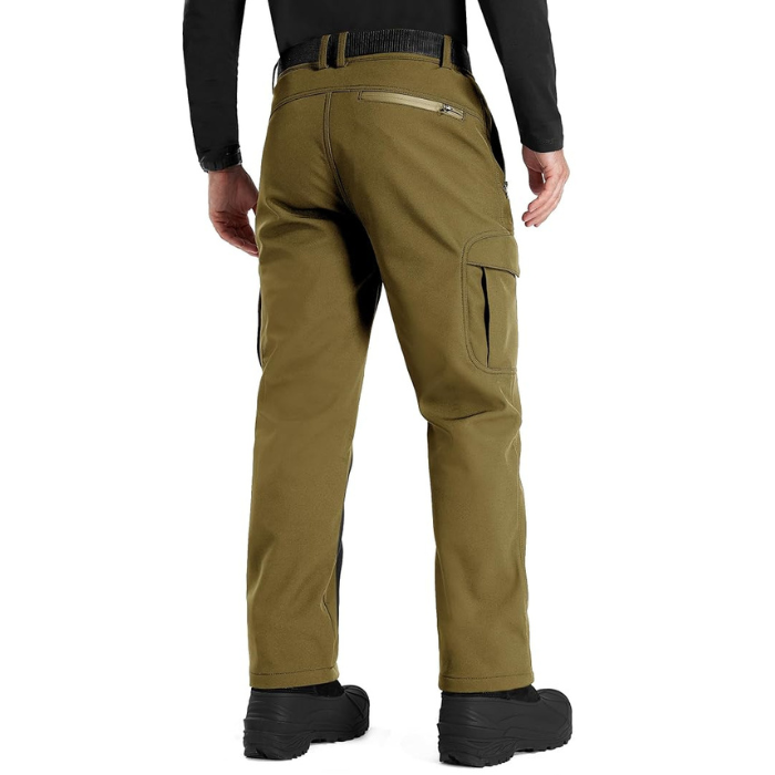 Sharkskin Windproof Softshell Fleece Lined Cargo Pants