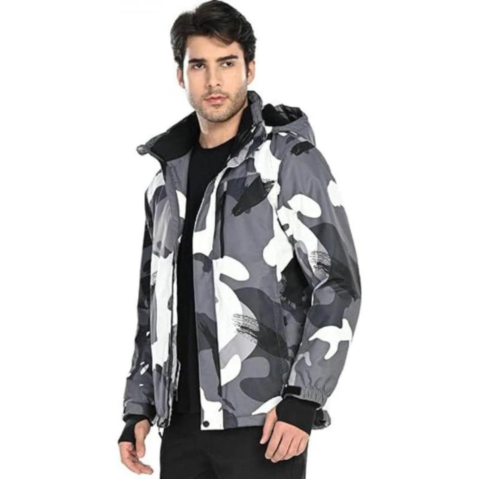 Chaqueta de esquí impermeable con forro polar para hombre WHALE