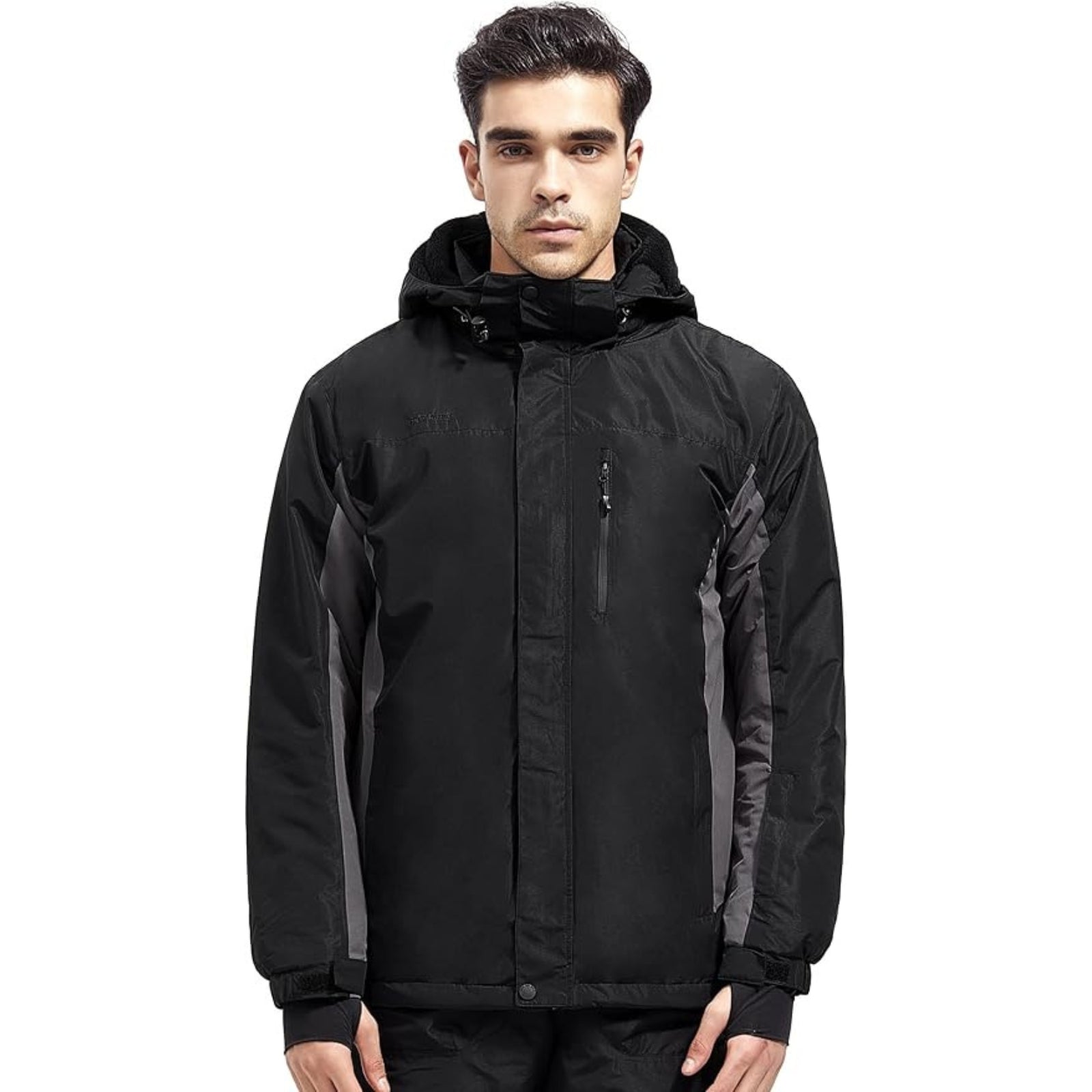 Chaqueta de esquí impermeable con forro polar para hombre WHALE