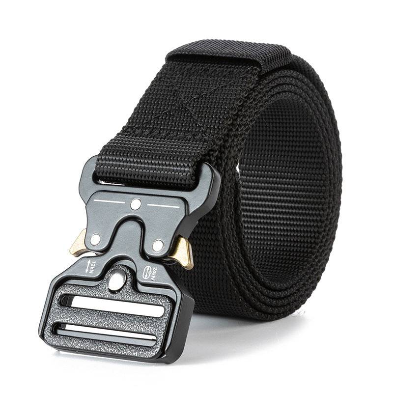 Heavy Duty Tactical Nylon Web Belt With Quick Release Buckle
