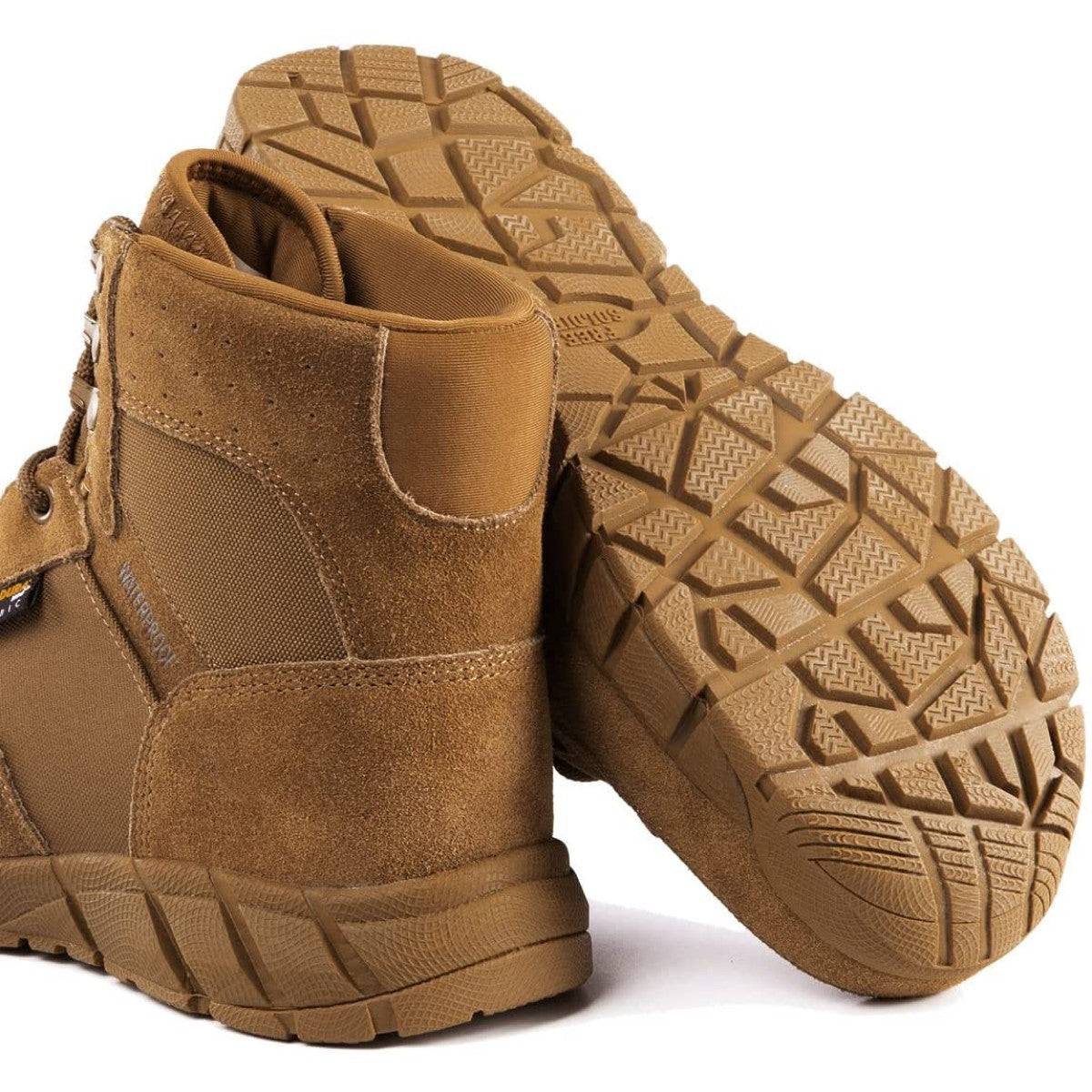 Free Soldier Men's Waterproof Combat Boots With Zipper FREE