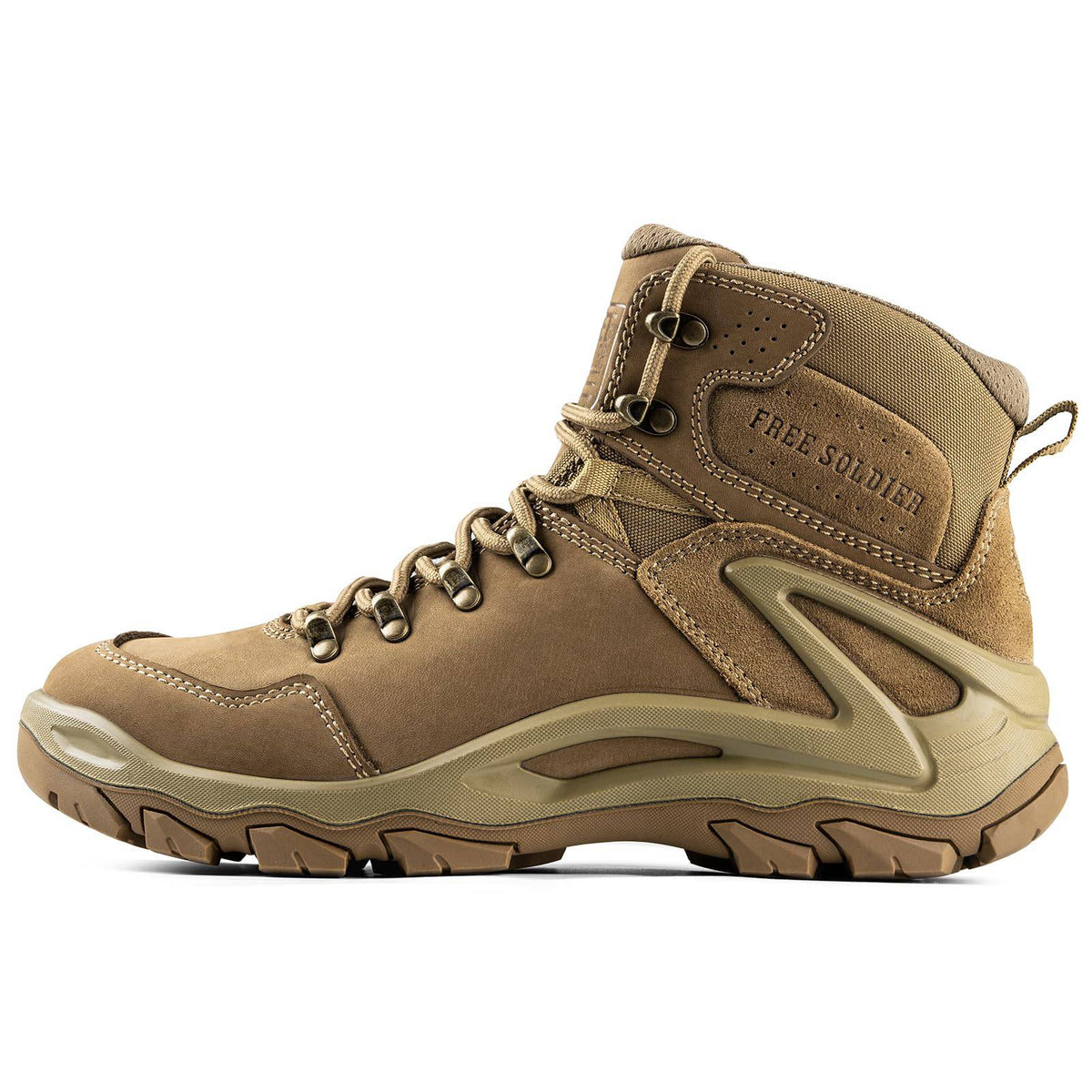 Free Soldier Gator Hiking Boots Insulated Waterproof Fleece Lining NEW SIZE 10 free-soldier-boots-women-  main image 2