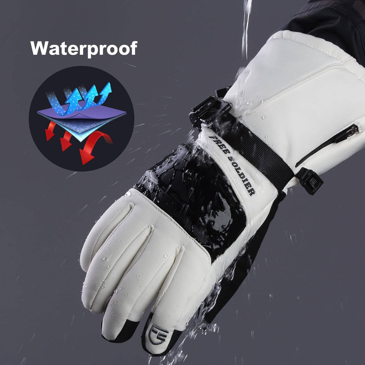 Home 3M Thinsulate Insulated Ski Touchscreen Gloves