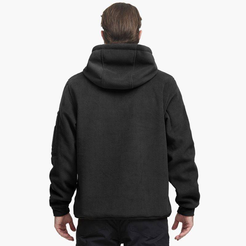 FIERCE Taktischer Fleece-Kapuzenpullover für Herren