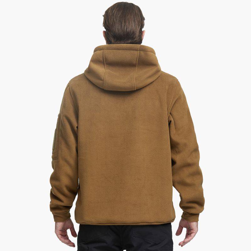 FIERCE Taktischer Fleece-Kapuzenpullover für Herren