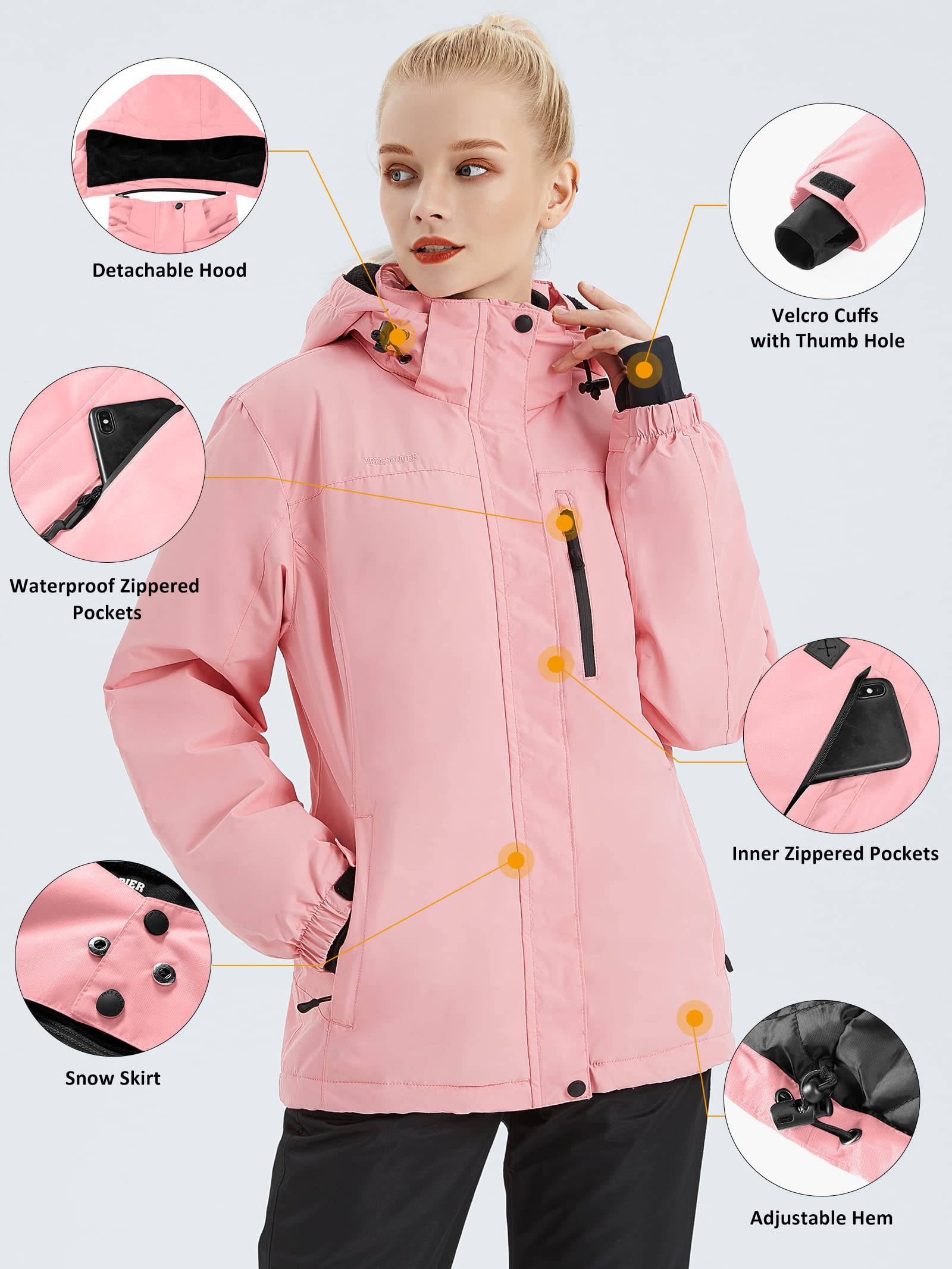 ETHEREAL Women s Waterproof Ski Snow Jacket