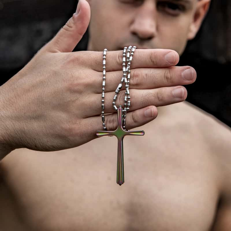 SteeL Cross Necklace