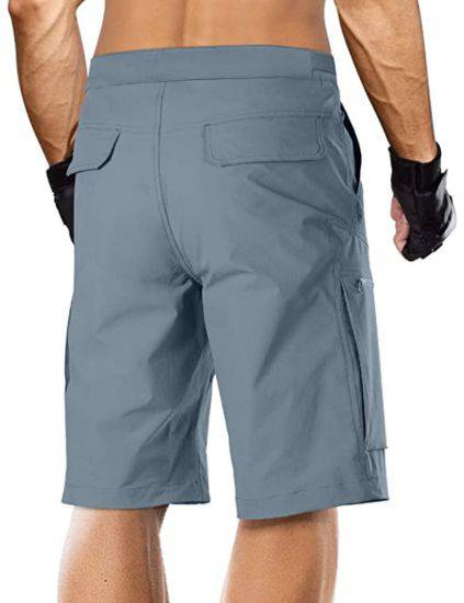 BLITZ Men's Quick Dry Tactical Shorts w/ Built-in Belt