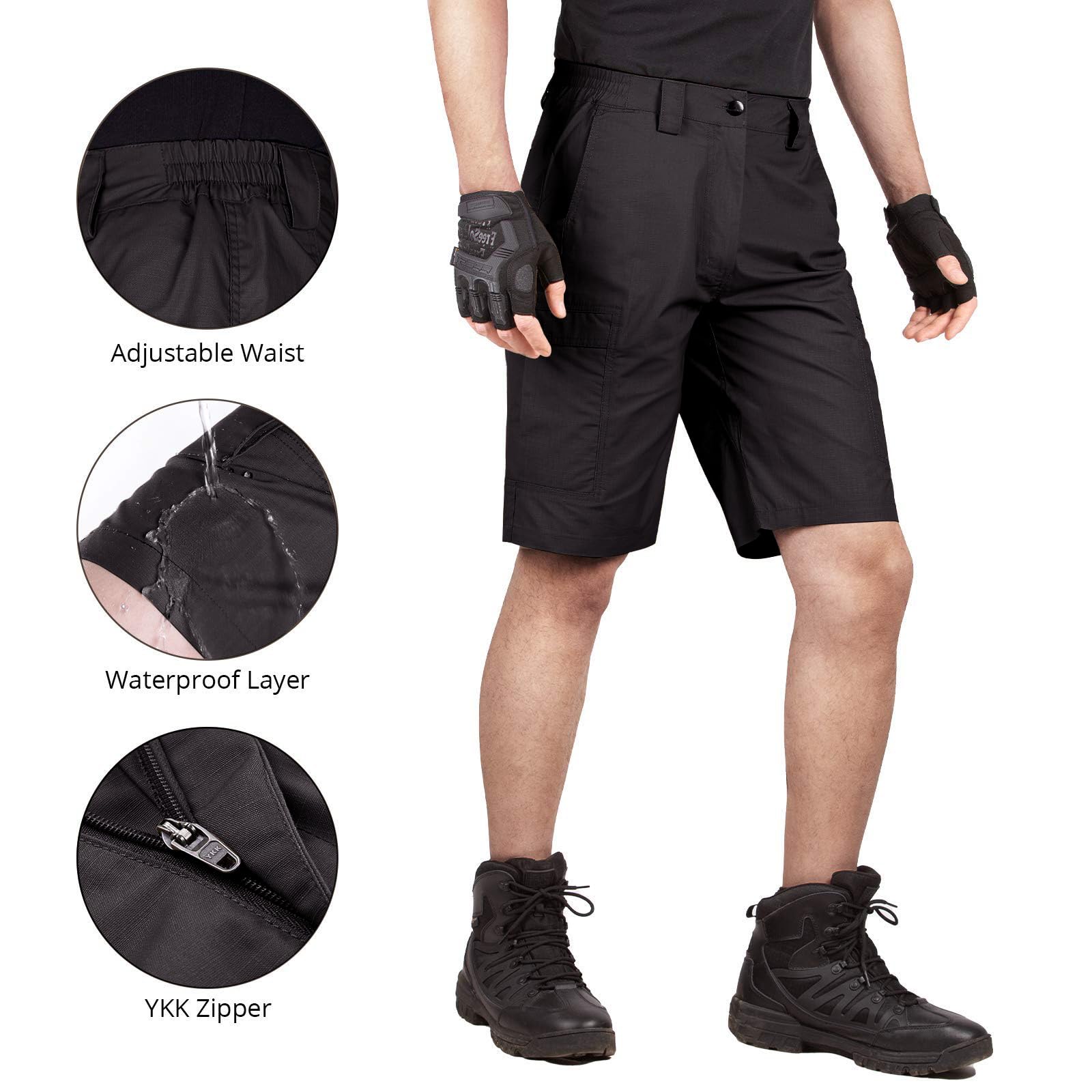 SPEEDSTER Men's Water Resistant Tactical Shorts