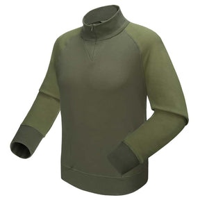 Men's high collar sweatshirt for outdoor activities