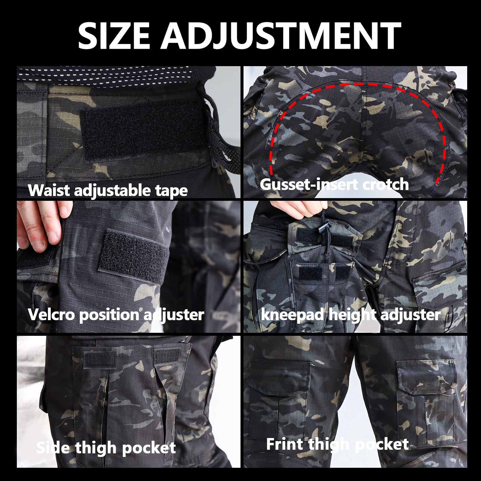 G3 Pro Combat Tactical Pants with Kneepad