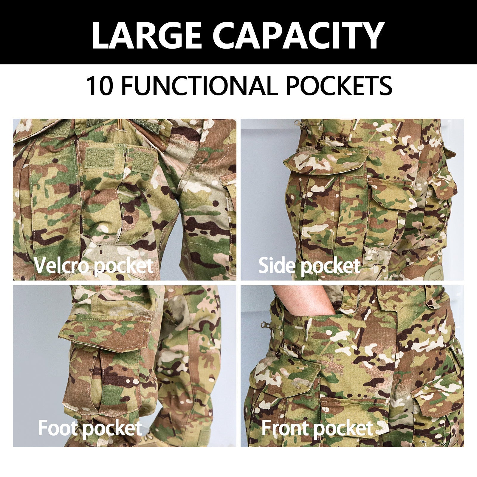 G3 Pro Combat Tactical Pants with Kneepad