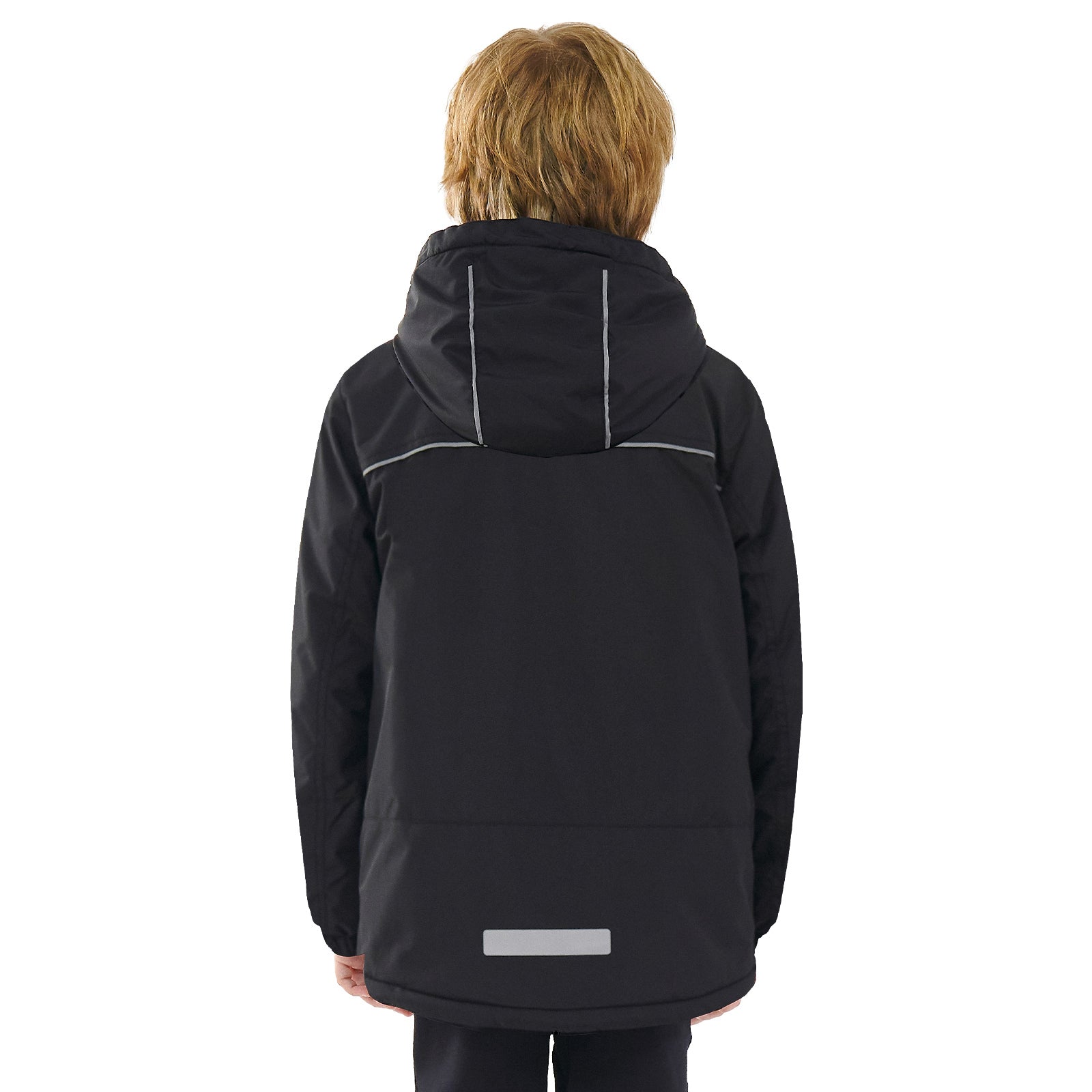 PAMLULU Boy's Thick Fleece Lined Hooded Snowboarding Ski Jackets