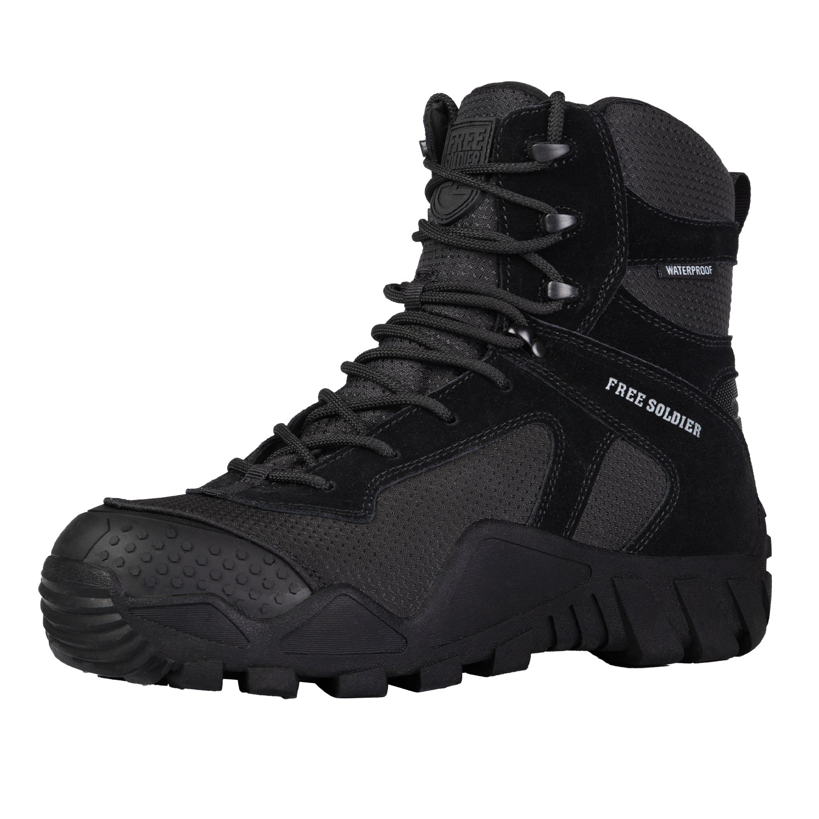 Free Soldier-Waterproof Caminhadas Botas de trabalho para homens, botas  militares leves táticas, botas de deserto respiráveis - AliExpress
