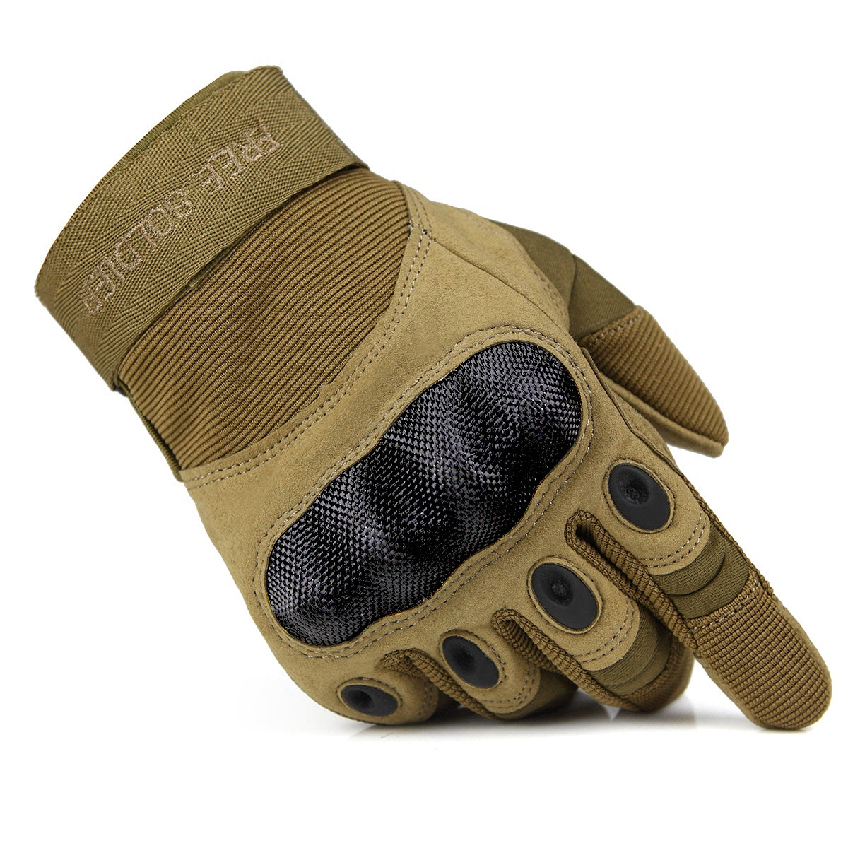 3 Color Half Finger Gloves Anti-slip Army Fingerless Motorcycle Gloves US