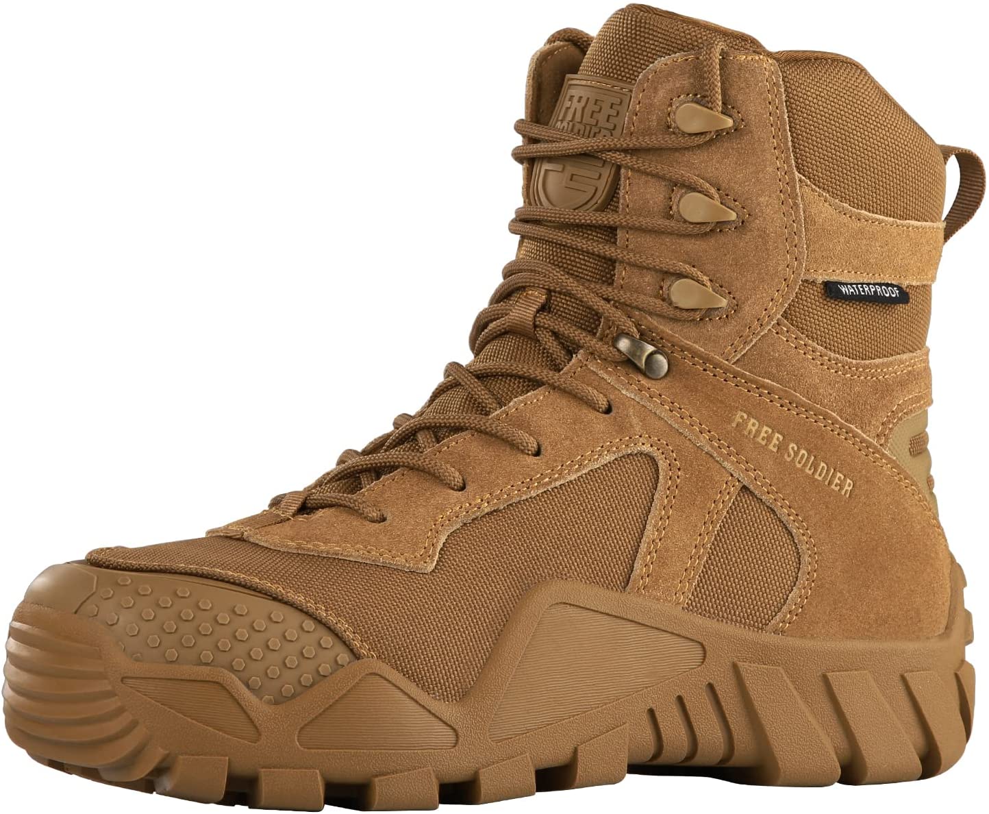 5.12 Inch Suede Leather Waterproof Hunting Boots