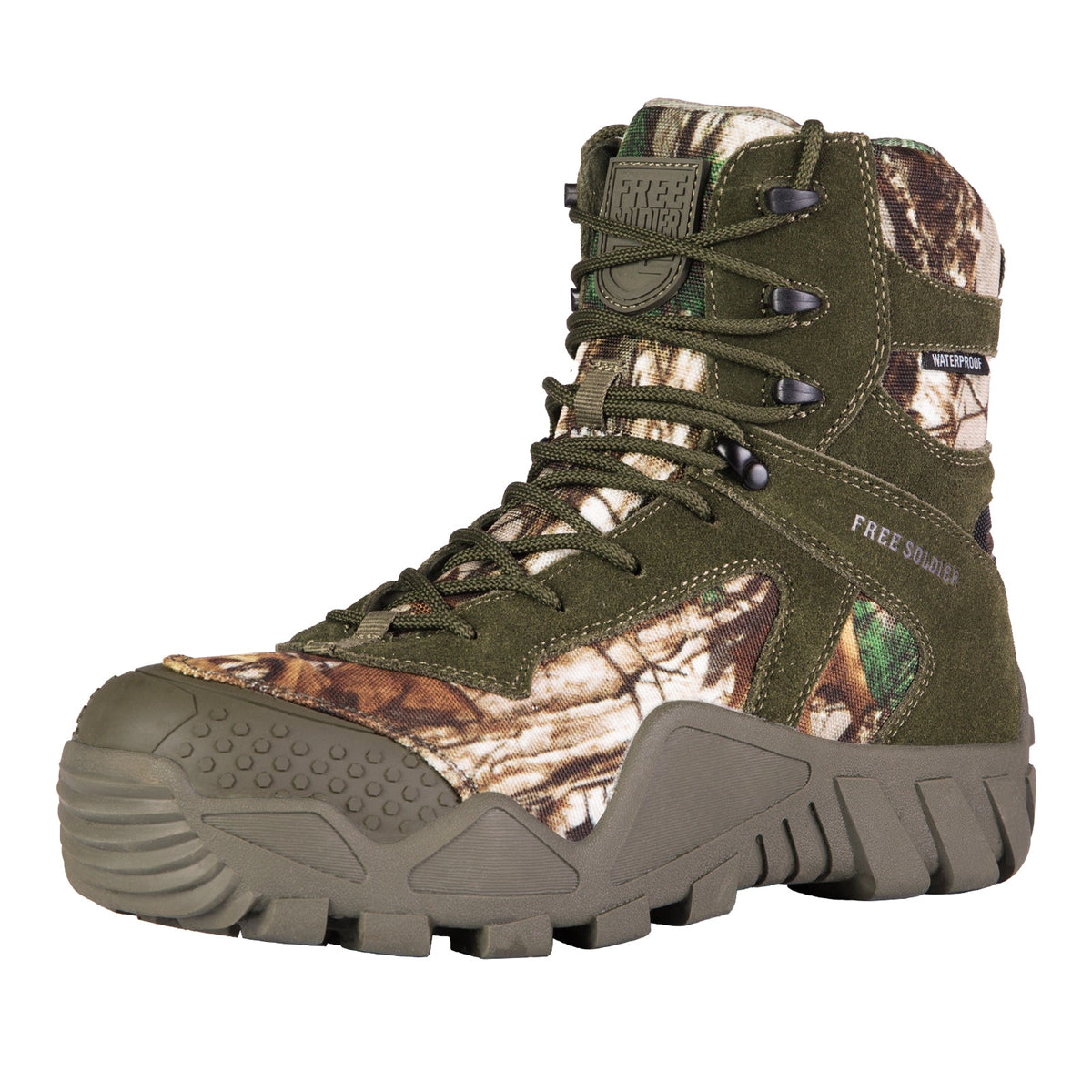 Suede Leather Waterproof Hunting Boots