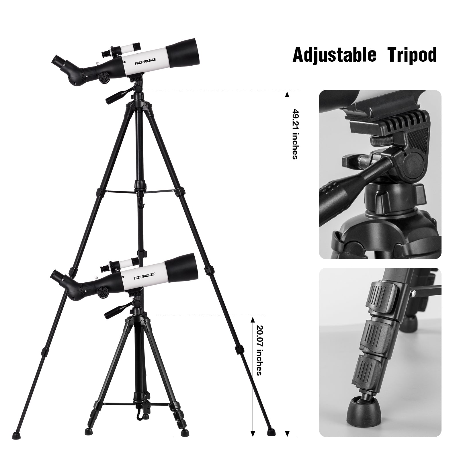 Free Soldier Telescope - 70mm Aperture 500mm Focus Length - Astronomy  Telescope for Kids & Adults