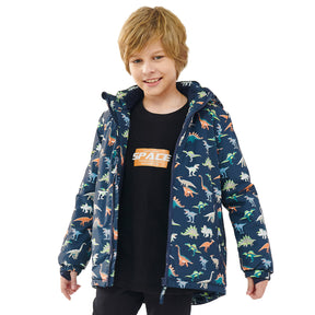 PAMLULU Boy's Thick Fleece Lined Hooded Snowboarding Ski Jackets