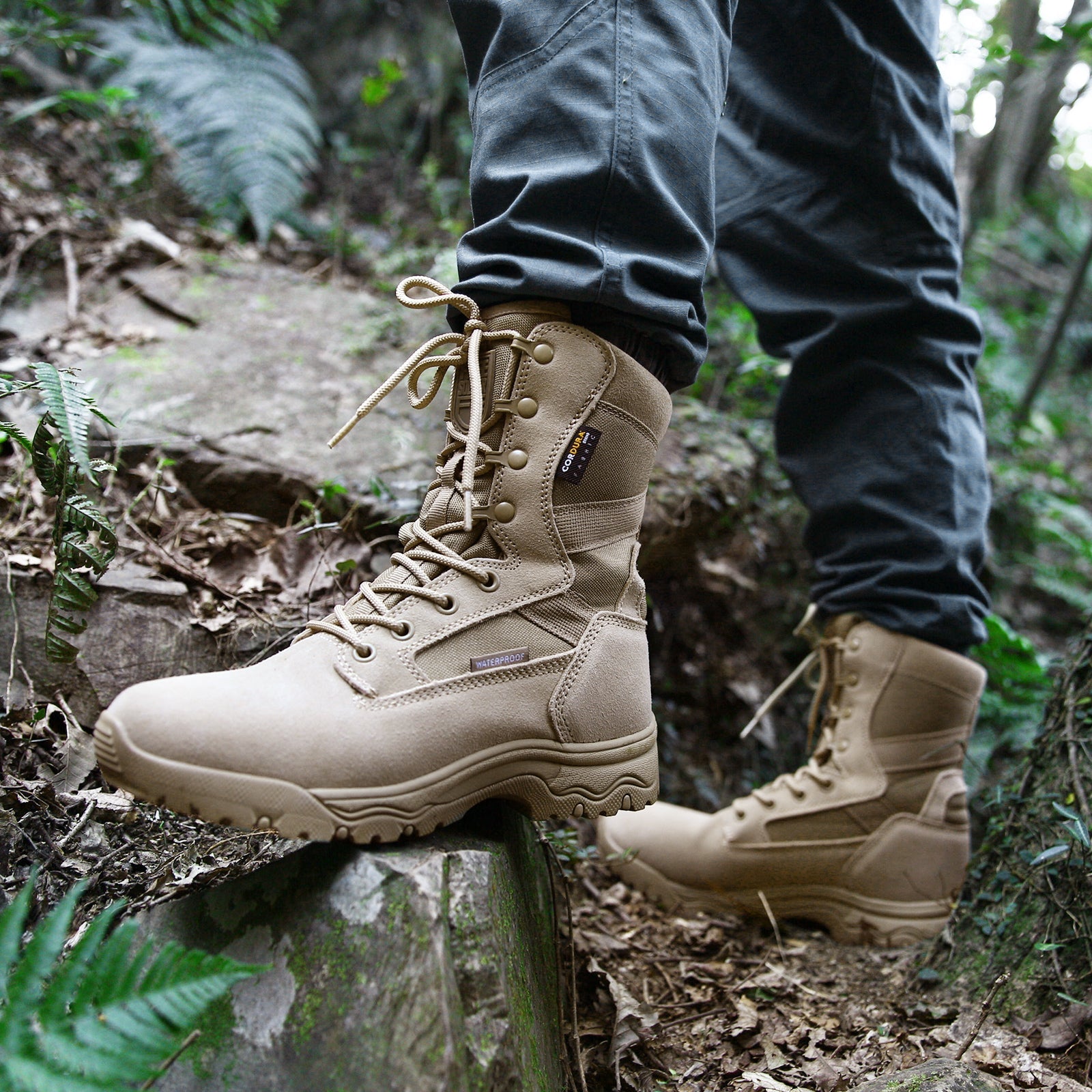 8-Inch Waterproof Thick Military Work Boots