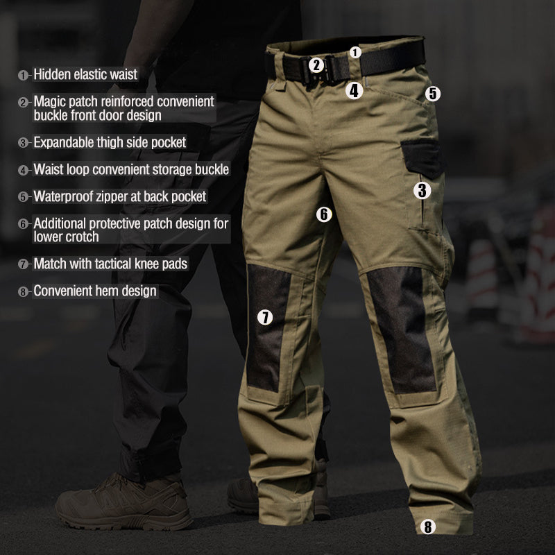 HARD LAND Men's Lightweight Tactical Pants Waterproof Ripstop Work Cargo  Pants BDU Military Trousers : : Clothing, Shoes & Accessories