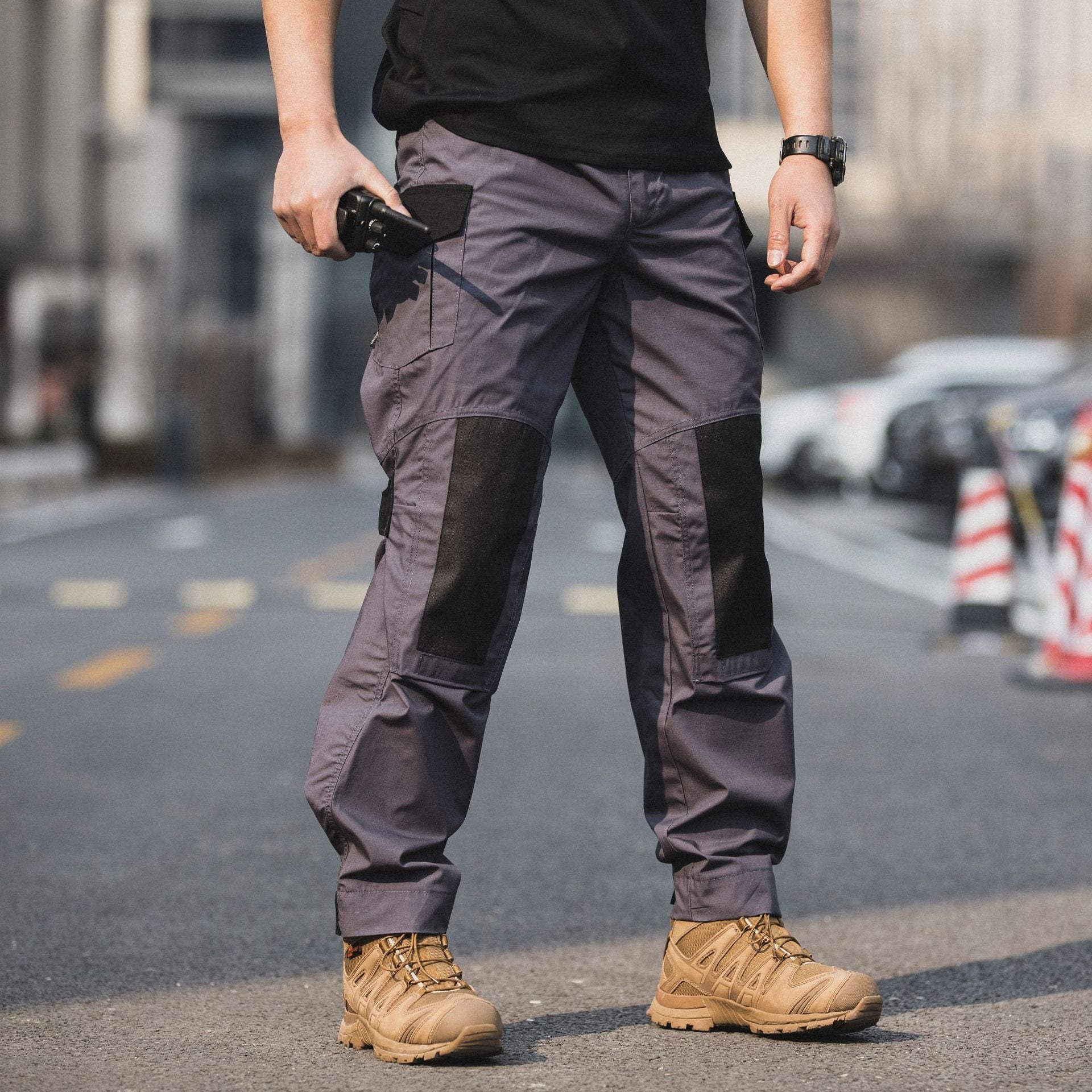 JIUKE Clearance Cargo Pants for Men Lightweight Outdoor Hiking Work Pants  Multi Pocket Assault Pants Flex Stretch Tactical Pants